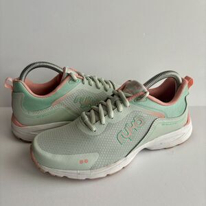 Ryka Women's Sky Walk Rush RK 206/ L 8189 green pink Sneakers size 7 US 37 EU